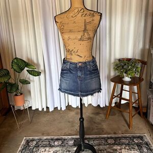 Hippie Denim Mini Skirt